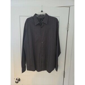 #164 JF J. Ferrar Modern Fit Men's XL Button Up shirt NWT Iron Gray